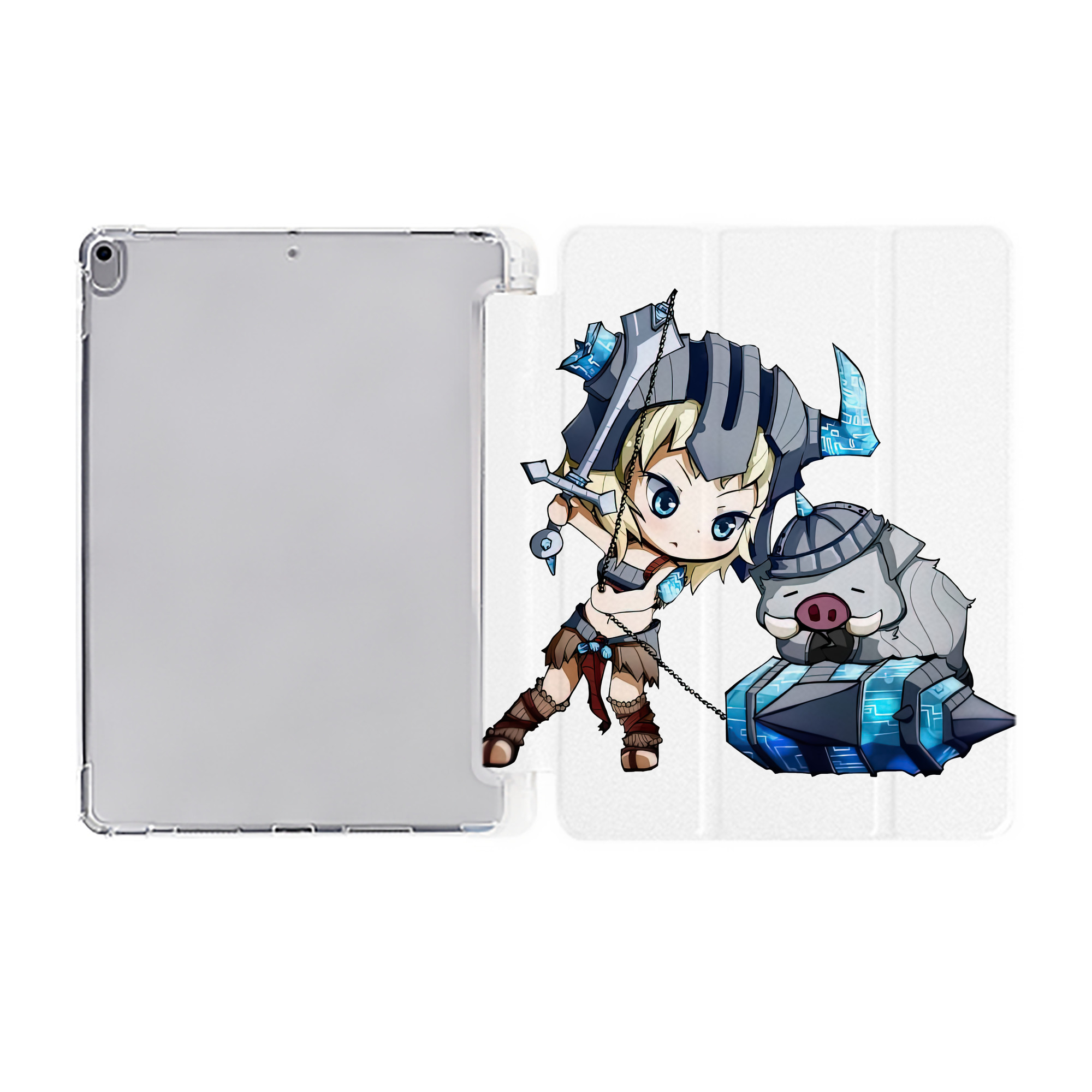（画像用） リーグ・オブ・レジェンド League of Legends LOL IPad ケース ペン収納付き 三つ折りスタンド PUレザー×シリコン 対応機種9.5/10.5/10.9インチ